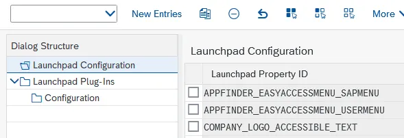Transaction: /n/UI2/FLP_CUS_CONF