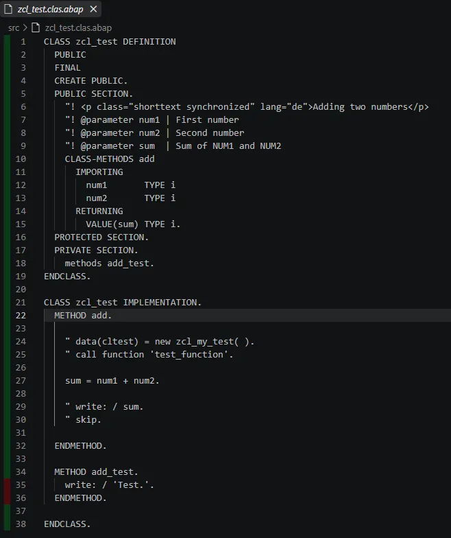 Code coverage in VS Code editor