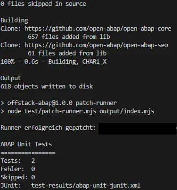 ABAP unit report