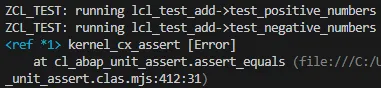unit test error