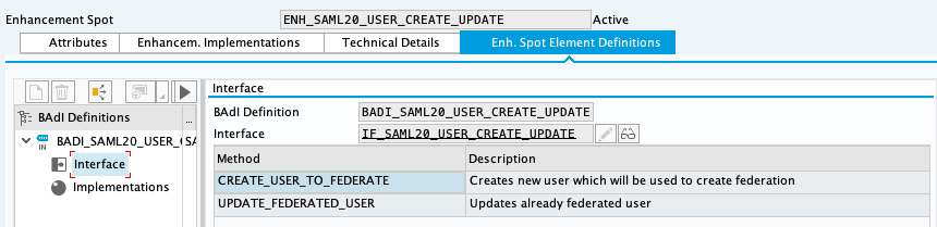 ABAP interface 