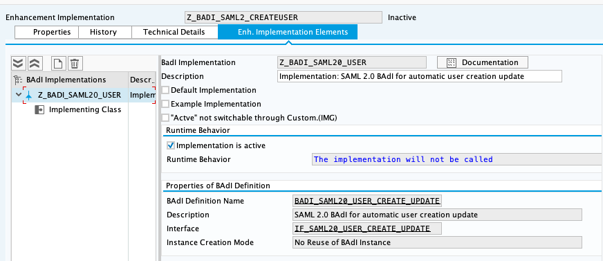 enhancement implementation