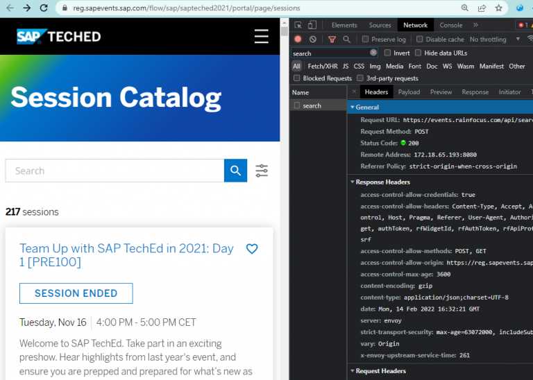 Download SAP TechEd Session Material It's full of stars!